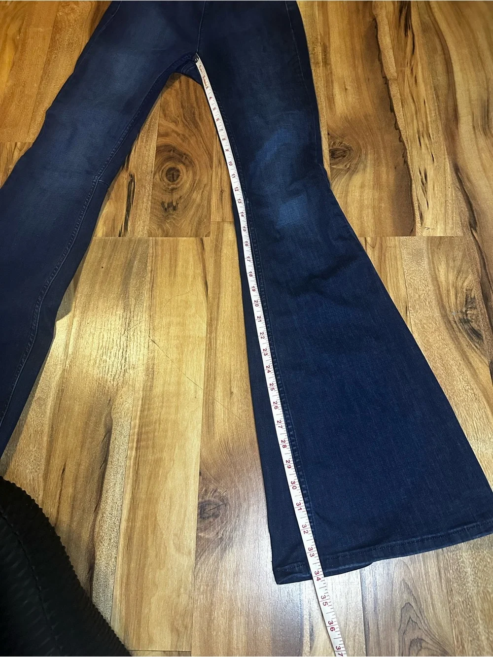 Free People Pull On Flare Jeans Women’s 26 Dark Wash Stretch Denim Pants